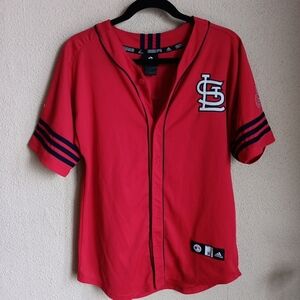 Adidas St. Louis Cardinals #7 Holliday Jersey Youth XL 18/20 Red & Navy